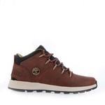 Timberland Mens Sprint Trekker Mid Lace Trainers in Brown material_Leather - Size UK 8.5