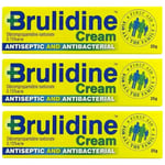 Brulidine Antiseptic and Antibacterial Cream - 25g x 3 PACK