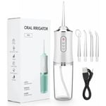 Dental Water Flosser Spotlight – Professionell och Bärbar Oral Irrigator för Friskare Vitare Tänder Vit