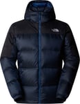 The North Face Men's Diablo Down 2.0 Hooded Jacket Shady Blue Black Heather/TNF Black, L