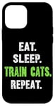 iPhone 12 mini EAT. SLEEP. TRAIN CATS. REPEAT. Cat Trainer Case