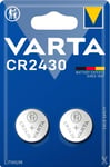 VARTA Batteries Electronics CR2430 Lithium button cell battery 2-pack, Button c