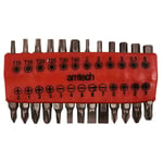 Am-tech 25-PC Piece Power Bit Set Screwdrivers Slotted Torx Hex Phillips Pozi