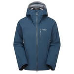 Rab Firewall Mountain Vanntett Jakke Herre Tempest Blue, XXL