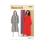 Butterick 6967- Morgenkåpe til dame AA (XS-S-M-L-XL)