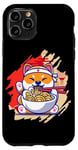 Coque pour iPhone 11 Pro Art japonais et ours panda japonais Ramen