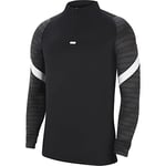 Nike Strike 21 Drill Top, Sweat d'entraînement Homme, BLACK/ANTHRACITE/WHITE/WHITE, XXL