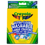 Crayola Washable Large Crayons (Pack of 8)