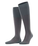 FALKE Shadow M KH Coton Motif Fantaisie 1 Paire Chaussettes Hautes, Gris (Flintstone 3256) -Respectueux de l'environnement, 39-40 Homme