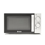 Haden 20L White Microwave - 800W Compact Countertop Microwave Oven with 6 Power Levels, 30-Min Timer & Defrost Function – Perfect for Kitchens, Dorms, and Offices