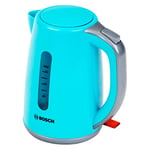 Theo Klein 9539 Bosch kettle I children's kitchen accessories I can be filled with water I dimensions: 14.5 cm x 9.5 cm x 15.5 cm I Toys for children aged 3 and over