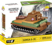 COBI - Jeu de construction – 99 pcs - SOMUA S-35 - 1/72 - COB3093