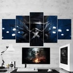 TOPRUN Prints on Canvas 5 pieces wall art print canvas painting Tom Clancy's Rainbow Six Siege Mute wall decor room poster for living room
