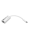 Eaton Series USB-C to Gigabit Ethernet NIC Network Adapter 10/100/1000 Mbps White