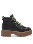 Timberland Stone Street Hiker Boots - Dark Brown, Dark Brown, Size 8, Women