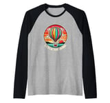 Vintage Catch The Wind Hot Air Ballooning Adventure Raglan Baseball Tee