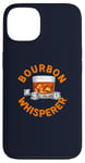 Coque pour iPhone 13 Costume humoristique Bourbon Whisperer pour amateurs de whisky