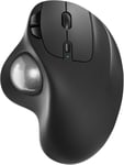 M501 Souris Trackball sans Fil,Souris Ergonomique Rechargeable,Suivi précis et Fluide,Connexion à 3 appareils (Bluetooth ou 2.4G),Compatible pour PC,Ordinateur Portable,Mac,Windows