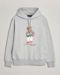 Polo Ralph Lauren Printed Beach Bear Hoodie Andover Heather