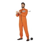 Maskeraddräkt vuxna Prisoner Orange - XL