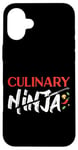 iPhone 16 Plus Cooking Cook Ninja Kitchen Chef Culinary Ninja Case