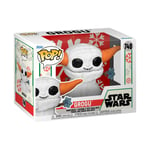 Funko Pop! Star Wars: The Mandalorian Holiday - Grogu Snowman #748 Vinyl Figure