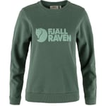 Fjällräven Womens Fjällräven Logo Sweater (Grön (DEEP PATINA-MISTY GRN/679-674) XX-small)