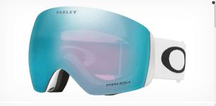 Oakley Flight Deck M Matte White Prizm Sapphire Ski Goggles OO7064-A0