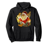 0512 Santa jump out of the box 2021 plus 3 Roland Zulehner Pullover Hoodie