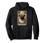 The Pug Tarot Card Dog Lover Pug Dogs Owner Pullover Hoodie