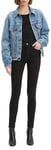 Levi's Women's 310 Shaping Super Skinny Jeans, Black Squared, 26W / 28L