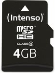 3403450 Carte Micro Sd/Sdhc 4 Go Classe 4