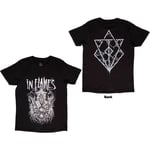 In Flames Unisex T-Shirt: Buried in Time (Back Print) (Medium)