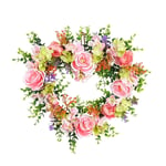 Artificial Wreath Adorn Prop Memorial Wreath Valentine'S Day Wreath of Love R8O6