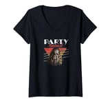 Star Wars Chewbacca Party Animal Vintage T-Shirt avec Col en V