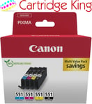 Canon Original CLi-551 4 pack for Pixma iX6850