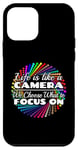 Coque pour iPhone 12 mini Photographe - La vie comme un appareil photo