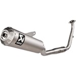 Helsystem akrapovic - Racing line avgassystem rostfritt stål titanium