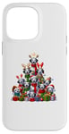 Coque pour iPhone 14 Pro Max Christmas Tree Dalmatian Dalmatians Dal Dally Dog