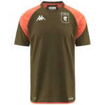 Kappa Abou Pro 7 Genoa FC T-Shirt Garçon, Marron/Orange, 12 años