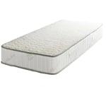 Matelas Supreme Orthopedique 140x190 x 21 cm - Ferme - Face Hiver 2 cm de Memoire de Forme 60 kg/m3 + Laine Merinos - Ame Poli Lattex Haute Densite