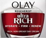 Olay Regenerist Ultra Rich Day Face Cream Hydrate ▪ Firm ▪ Renew 50ml