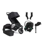 Baby Jogger City Elite 2 Duovogn inkl. Cybex Aton B2 i-Size Autostol Baby &  Base, Opulent Black/Jet