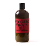 Mystic Moments | Avocado Virgin Carrier Oil 500ml - Pure & Natural Oil Perfect For Hair, Face, Nails, Aromatherapy, Massage and Oil Dilution Vegan GMO Free