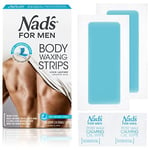 Nad's For Men Ready to Use Body Wax Strips, Wax Strips Men, Mens Hair Removal,