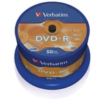 Verbatim DVD-R Matt Silver 4.7 GB 50 pc(s)