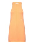 Knitted Tank Dress Kort Klänning Orange Calvin Klein Jeans