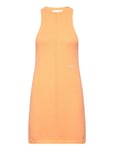 Calvin Klein Jeans Knitted Tank Dress Orange