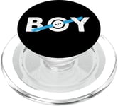 Boy One Wheel Float Electric Skateboard Owner Hoverboard PopSockets PopGrip for MagSafe