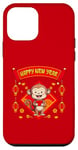 Coque pour iPhone 12 mini Singe Zodiaque Vietnamien Nouvel An Assorti Famille Zodiaque